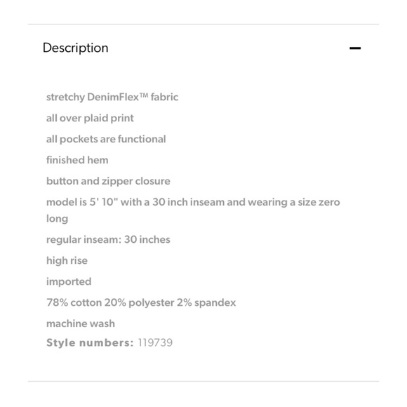 NEW Maurice’s 24 Long Plus Size DenimFlex High Rise Gray Plaid Print Jeggings - Picture 6 of 11